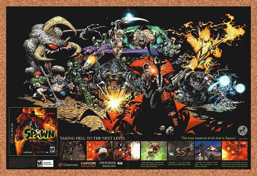 2000 Spawn In The Demon's Hand Dreamcast Original Ad - for just $21.49! 
