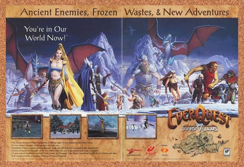 2001 Everquest Scars of Velious Original Firiona Vie Ad - for just $22.49! 