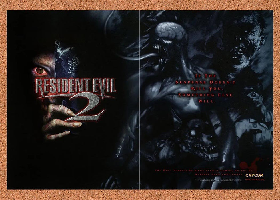 1999 Resident Evil 2 PC Original Advertisement v2 - for just $24.99! 