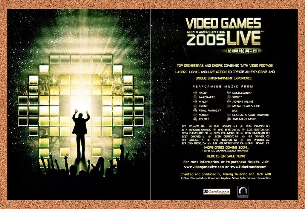 2005 Video Games Live 2005 North American Tour Original Advertisement v1 - for just $23.99! 