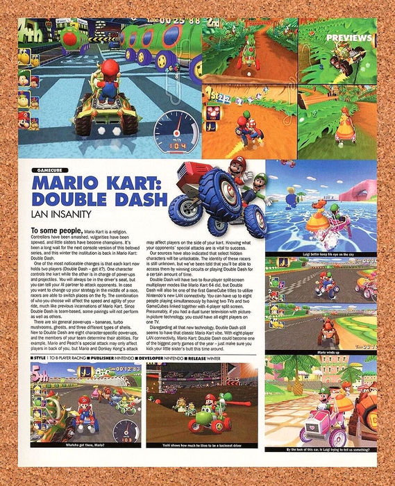 2006 Mario Kart Double Dash GameCube Original Ad - for just $17.99! 