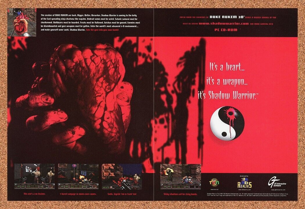1999 Shadow Warrior PC Original Ad v2 - for just $21.49! 