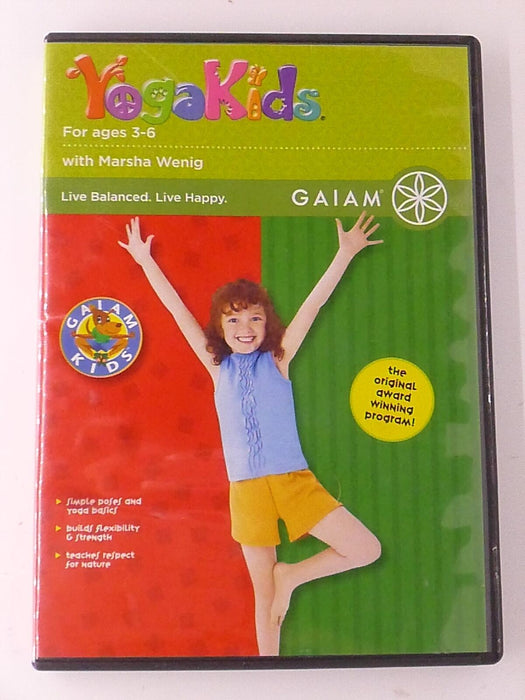 YogaKids - Live Balanced, Live Happy (DVD, Gaiam, exercise) - J0514 - for just $1.99! 