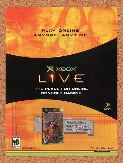 2006 Halo 2 Xbox Multiplayer Map Pack Original Ad - for just $17.99! 