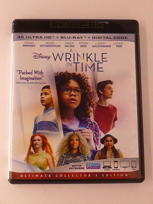 A Wrinkle in Time (Blu-ray, 4K Ultra HD, Disney, 2018) - K8 - for just $4.99! 