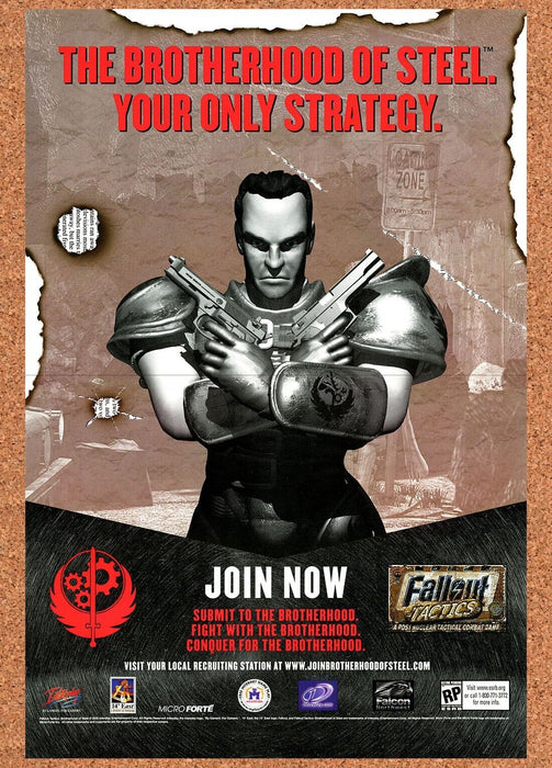 2003 Fallout Tactics PC Original Ad - for just $21.49! 
