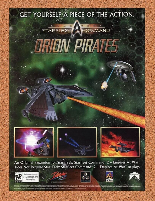 2003 Star Trek Starfleet Command Orion Pirates PC Original Ad v1 - for just $17.99! 