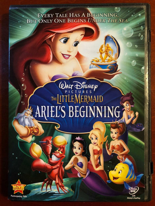 The Little Mermaid - Ariels Beginning (DVD, 2008, Disney) - K0107 - for just $1.99! 
