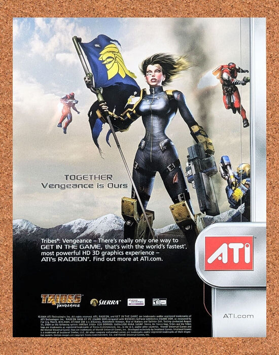 2006 Tribes Vengeance PC Original ATI Radeon Ad v1 - for just $17.99! 