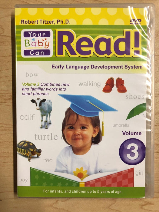 Your Baby Can Read - Volume 3 Early Language Development (DVD, 2008) - J1105 - for just $1.99! 