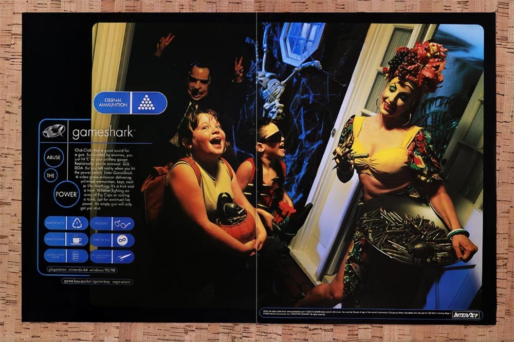 1998 GameShark Video Game Enhancer Original Ad v9 - for just $21.49! 