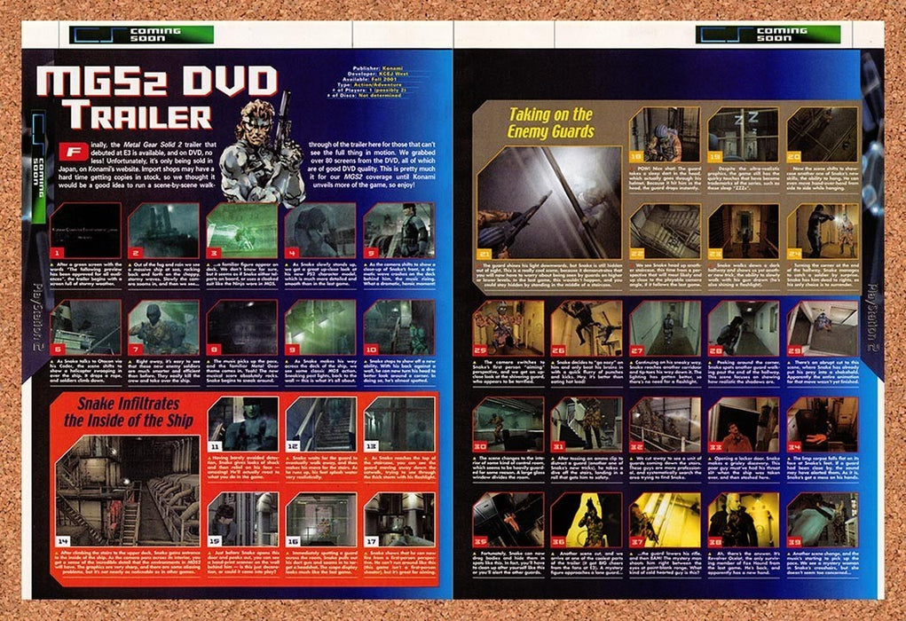 2000 Metal Gear Solid 2 Trailer DVD Scene-By-Scene Original Advertisement vr2 - for just $23.99! 