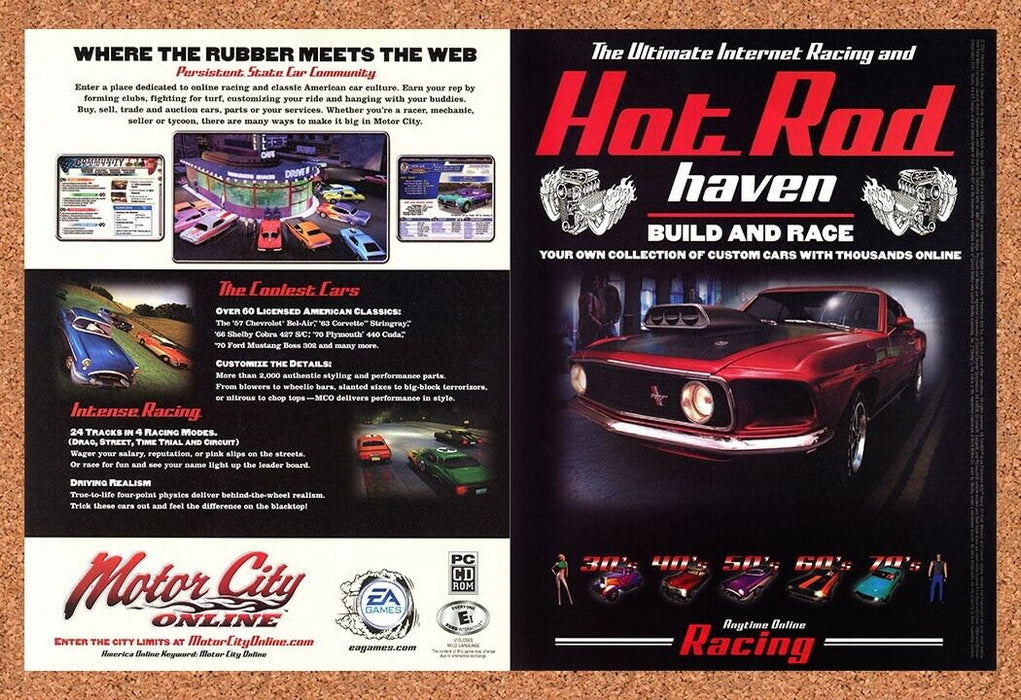 2003 Motor City Online PC Original Ad - for just $21.49! 