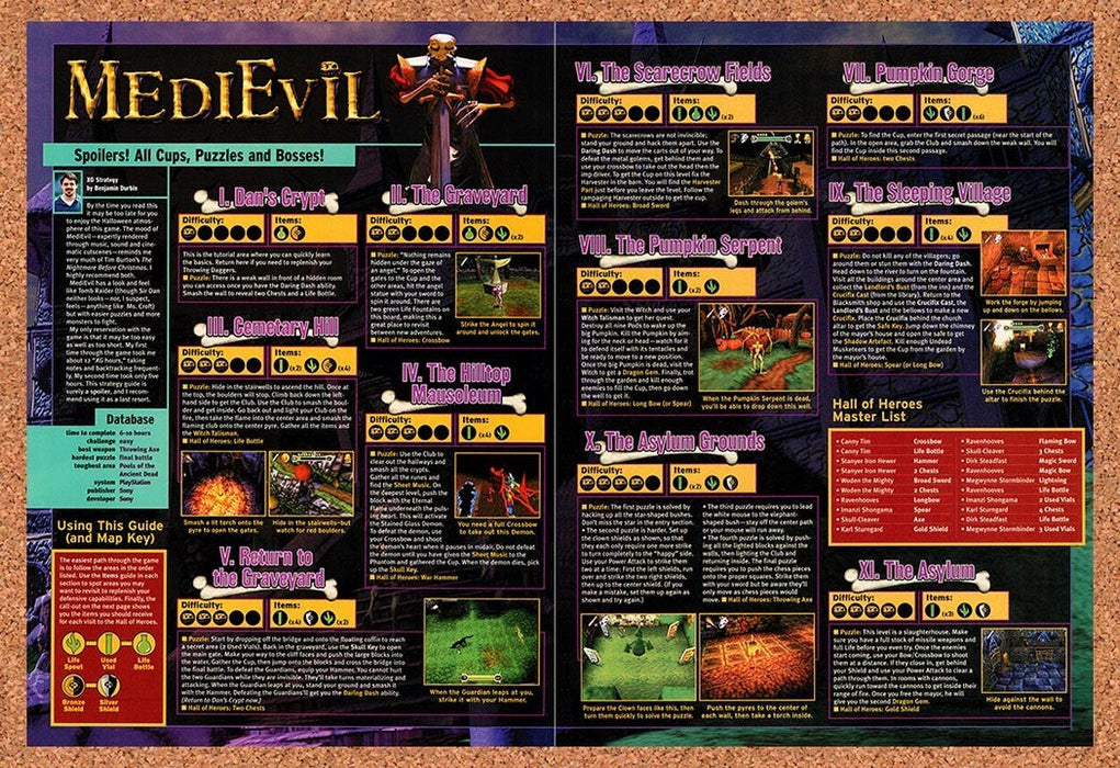 1998 Medievil PS1 Original Advertisement vr1 - for just $23.99! 