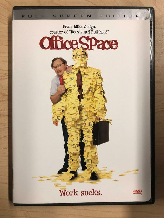 Office Space (DVD, Full Screen, 1999) - J1231 - for just $1.99! 
