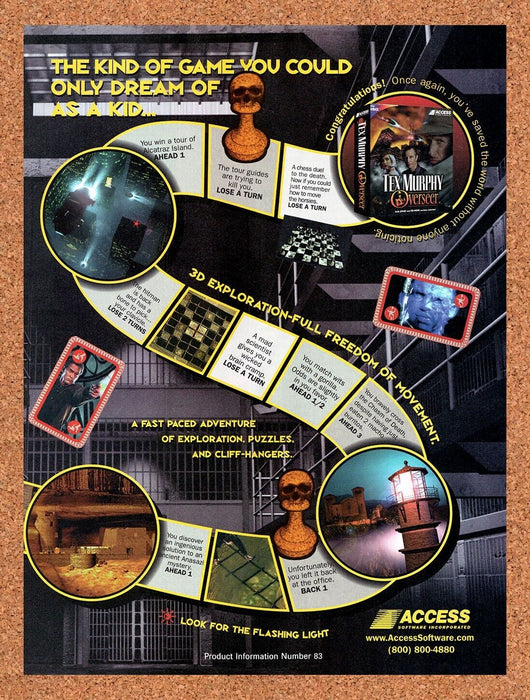 1998 Tex Murphy Overseer PC Original Ad v2 - for just $17.99! 