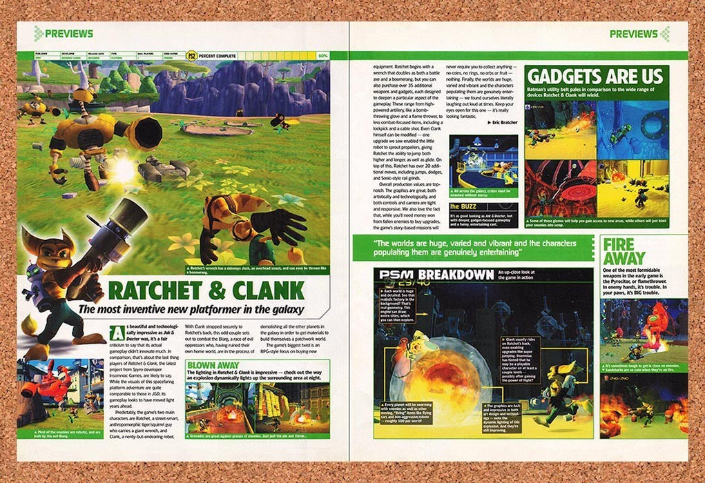 2002 Ratchet & Clank PS2 Original Advertisement vr2 - for just $23.99! 