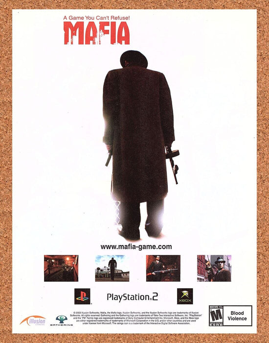 2003 Mafia PS2 Original AdCrime - for just $17.99! 