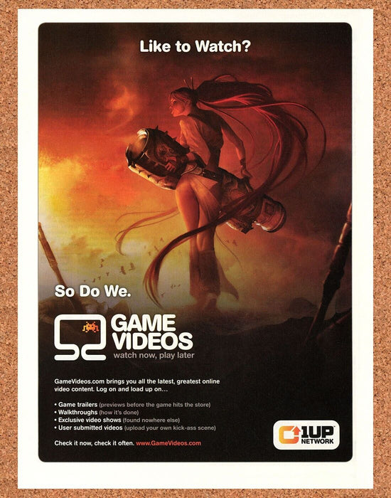 2010 1UP Network PC Original Online Gaming Ad - for just $17.99! 