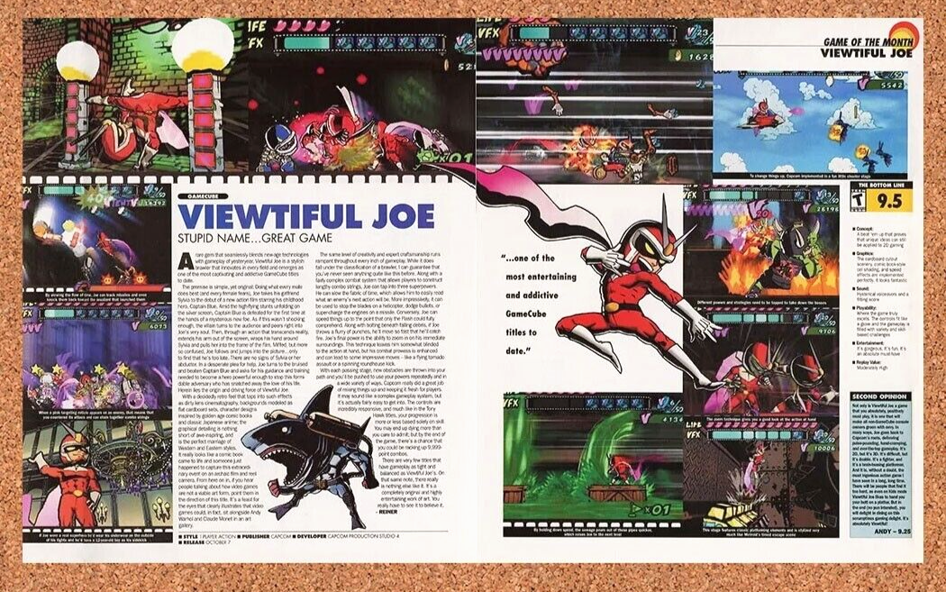 2005 Viewtiful Joe GameCube Original Ad v2 - for just $21.49! 