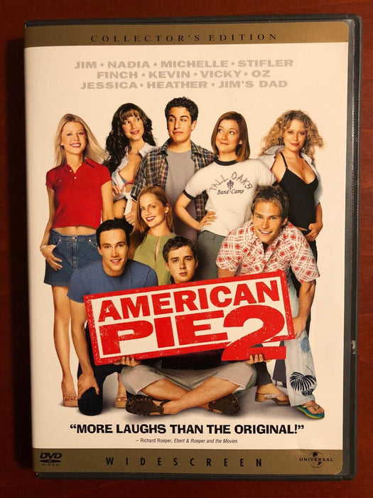 American Pie 2 (DVD, 2001, Unrated, Widescreen Collectors Edition) - J1231 - for just $1.99! 