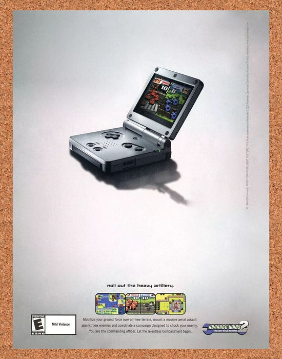 2005 Nintendo Game Boy Advance SP Console Original Ad v1 - for just $17.99! 