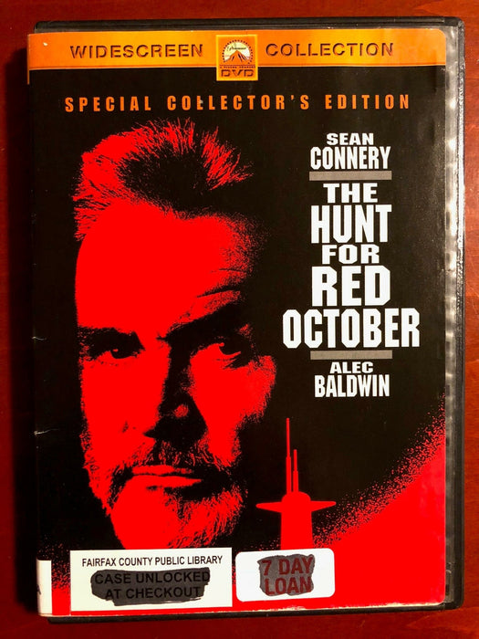 The Hunt for Red October (DVD, 1990, Collectors Edition, Widescreen) - K10 - for just $1.99! 