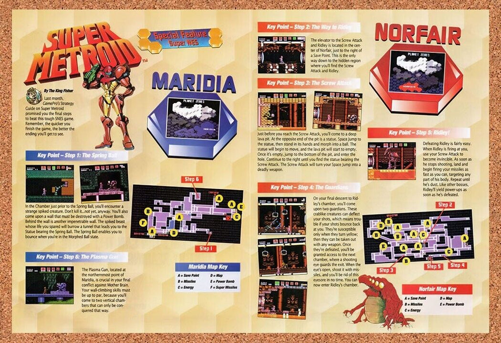 1994 Super Metroid SNES Original Ad v3 - for just $21.49! 