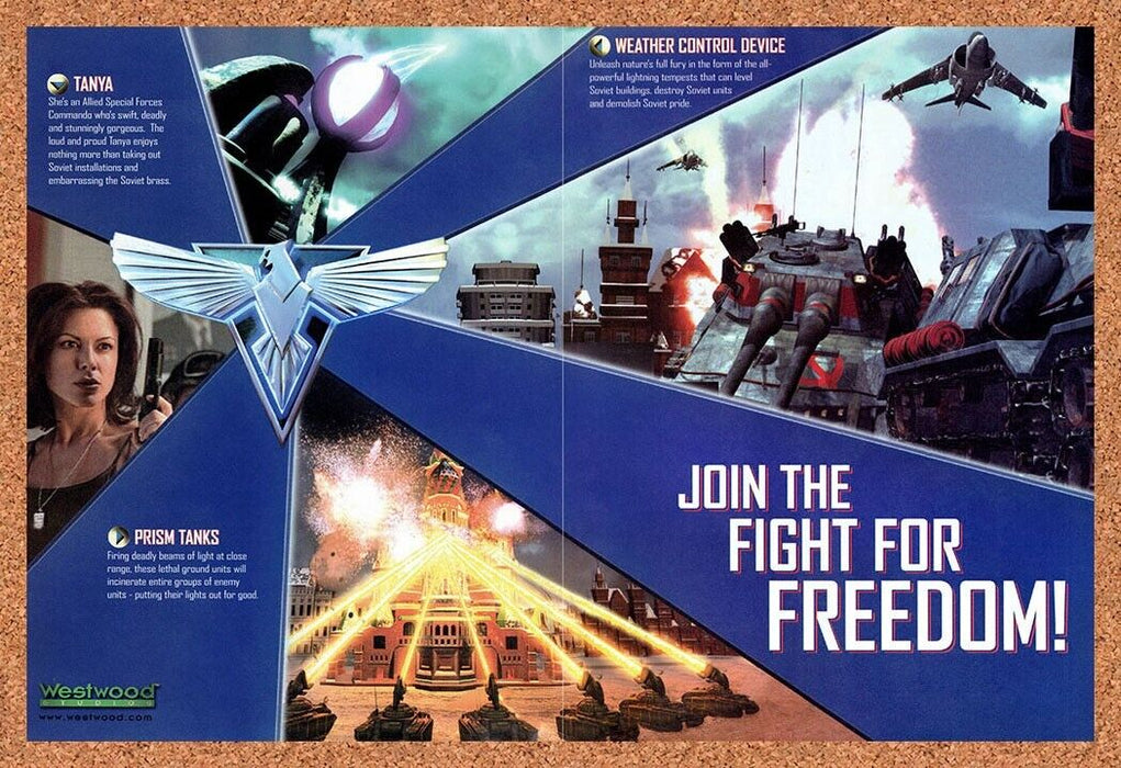 2000 Red Alert 2 Allies PC Original Ad v8 - for just $21.49! 