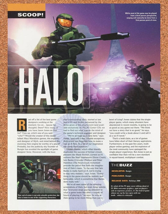 2002 Halo PC Original Ad - for just $17.99! 
