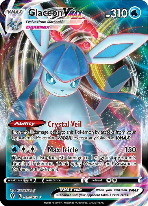Glaceon VMAX (041/203) [Sword & Shield: Evolving Skies] - for just $3.65! 