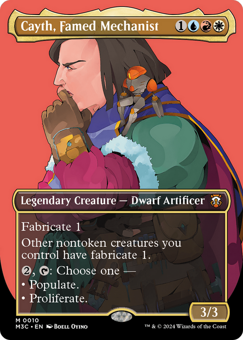Cayth, Famed Mechanist (Borderless) (M3C-010) - Modern Horizons 3 Commander (Borderless) - for just $0.17! 