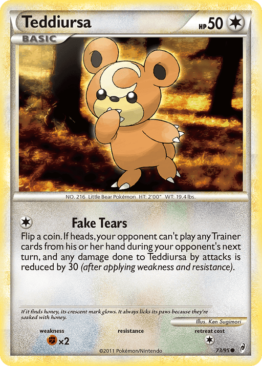 Teddiursa (73/95) [HeartGold & SoulSilver: Call of Legends] - for just $0.15! 