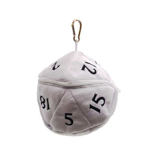 Ultra PRO: Dice Bag - Plush D20 (White) - for just $0! 