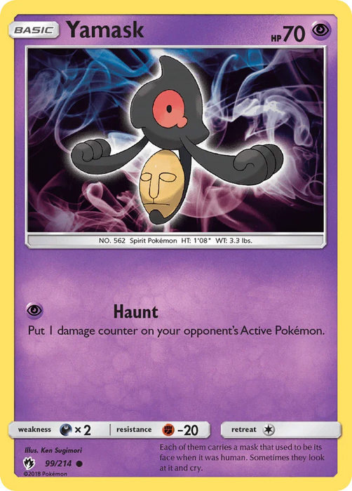 Yamask (99/214) [Sun & Moon: Lost Thunder] - for just $0.10! 