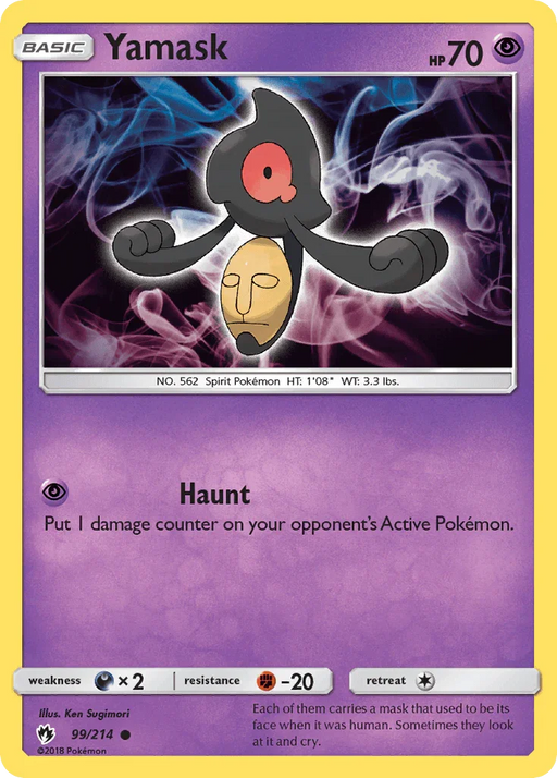 Yamask (99/214) [Sun & Moon: Lost Thunder] - for just $0.10! 
