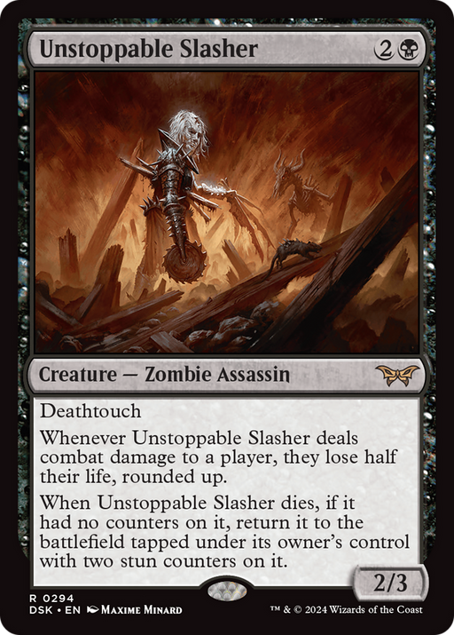 Unstoppable Slasher (DSK-294) - Duskmourn: House of Horror Foil - for just $1.51! 
