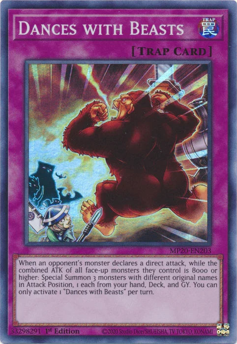 Dances with Beasts [MP20-EN203] Super Rare - for just $0.10! 
