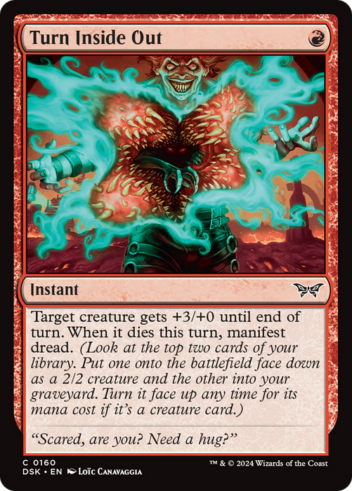 Turn Inside Out (DSK-160) - Duskmourn: House of Horror Foil - for just $0.07! 