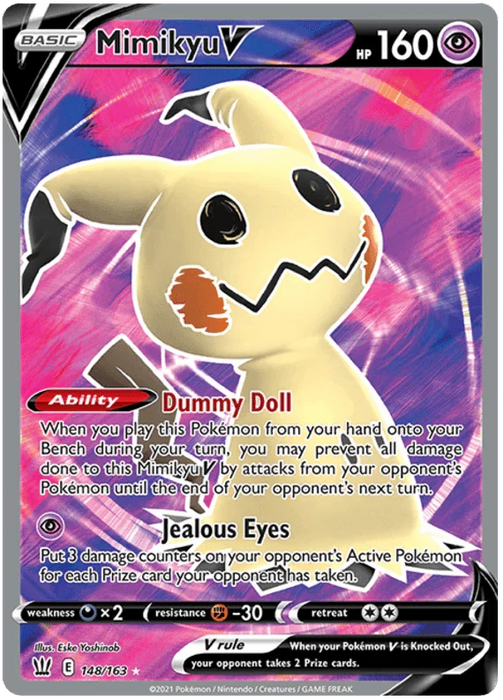 Mimikyu V (148/163) [Sword & Shield: Battle Styles] - for just $18.55! 
