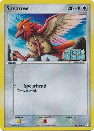 Spearow (61/100) (Stamped) [EX: Crystal Guardians] - for just $3.40! 