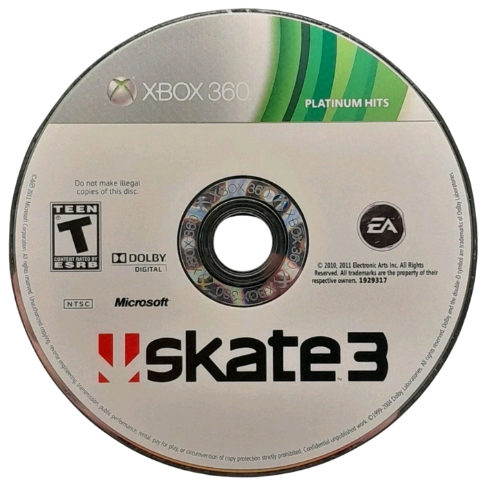 Skate 3 [Platinum Hits] – Xbox 360 (X360) - for just $9.99! 