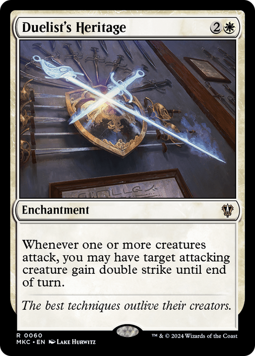 Duelist's Heritage (MKC-060) - Murders at Karlov Manor Commander - for just $1.65! 