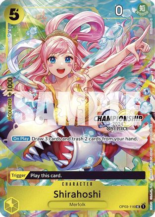 Shirahoshi (CS 2024 Celebration Pack) (OP03-116) - One Piece Promotion Cards Foil - for just $11.60! 