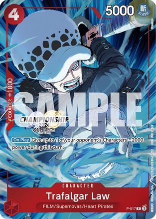 Trafalgar Law (CS 2024 Celebration Pack) (P-017) - One Piece Promotion Cards Foil - for just $13.05! 