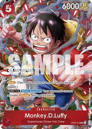 Monkey.D.Luffy (CS 2024 Celebration Pack) (ST01-012) - One Piece Promotion Cards Foil - for just $40.40! 