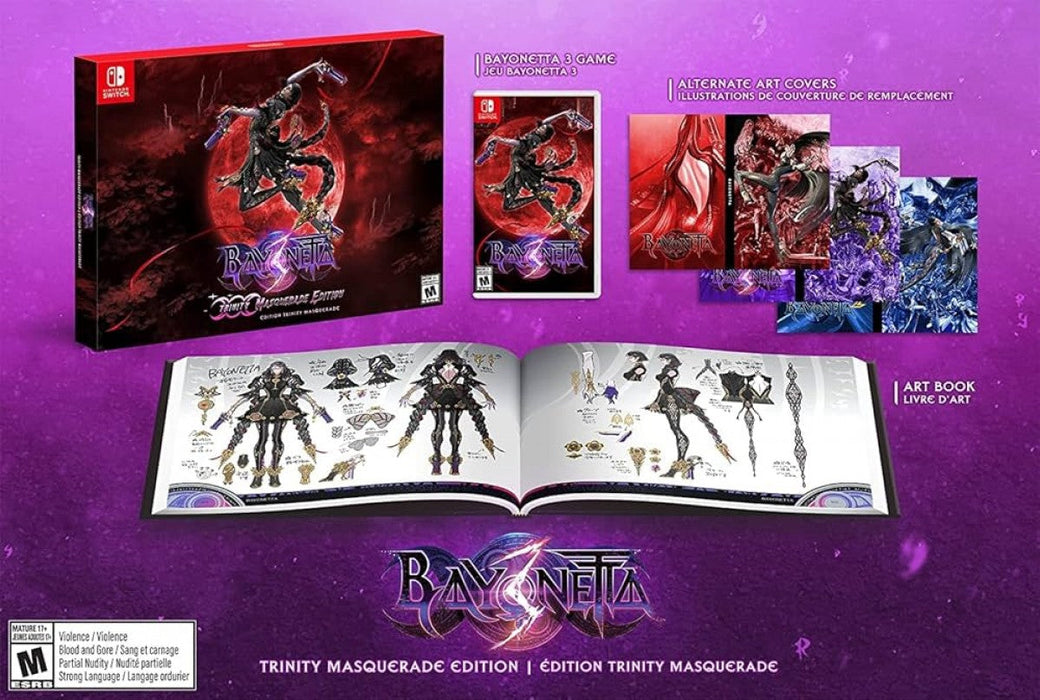 Bayonetta 3 [Trinity Masquerade Edition] [CIB] – Nintendo Switch (NS) - for just $0! 