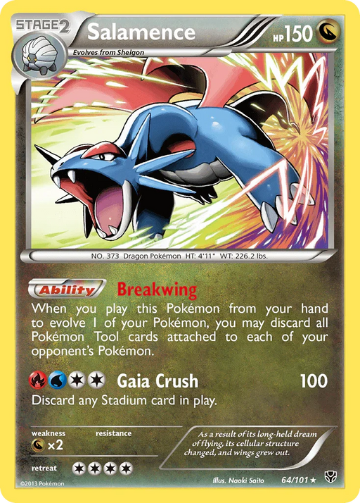 Salamence (64/101) [Black & White: Plasma Blast] - for just $2.85! 