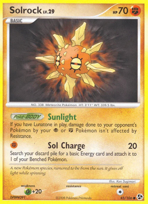 Solrock (85/106) [Diamond & Pearl: Great Encounters] - for just $0.15! 