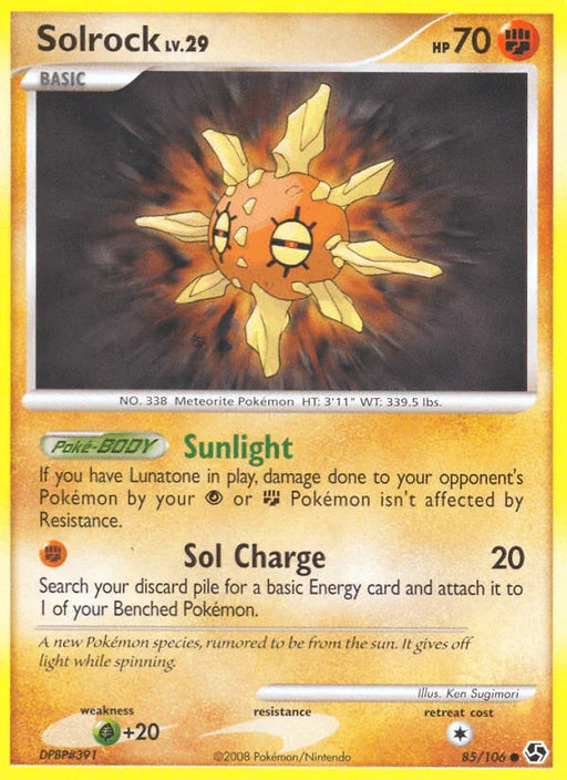 Solrock (85/106) [Diamond & Pearl: Great Encounters] - for just $0.15! 
